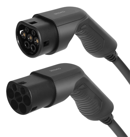 Three Phase 22kW 32A Type 2 to Type 2 EV Charging Cable for EV